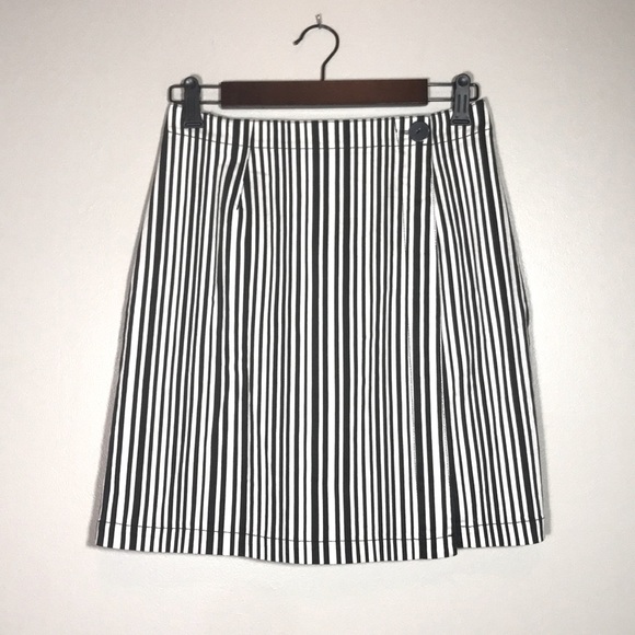 Vintage Wrap Striped Black White - Picture 1 of 6